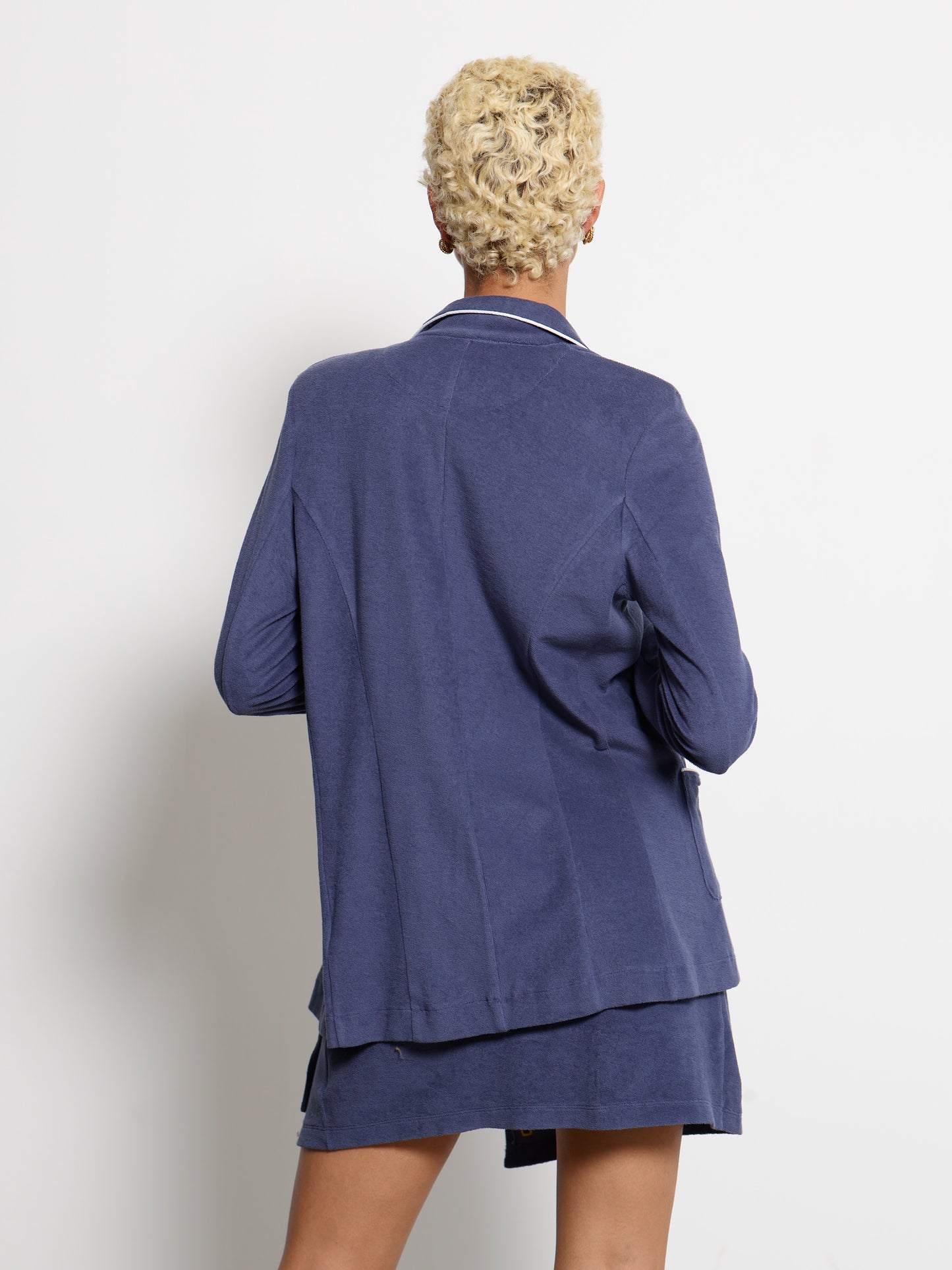 DOUBLE BREASTED BLAZER NAVY