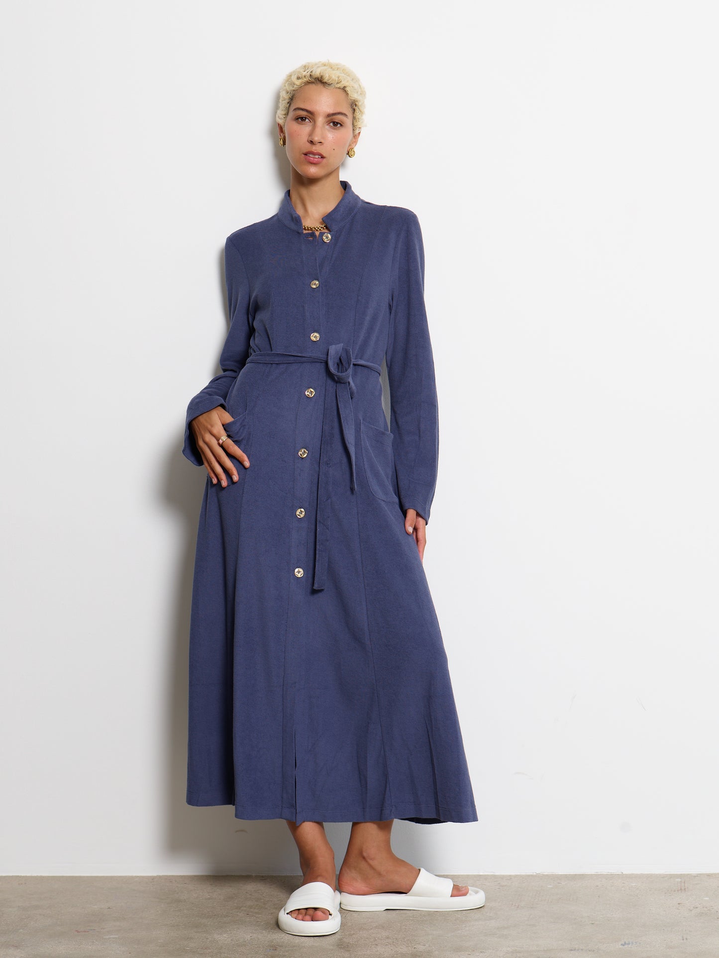 DRESSING/BATHROBE NAVY