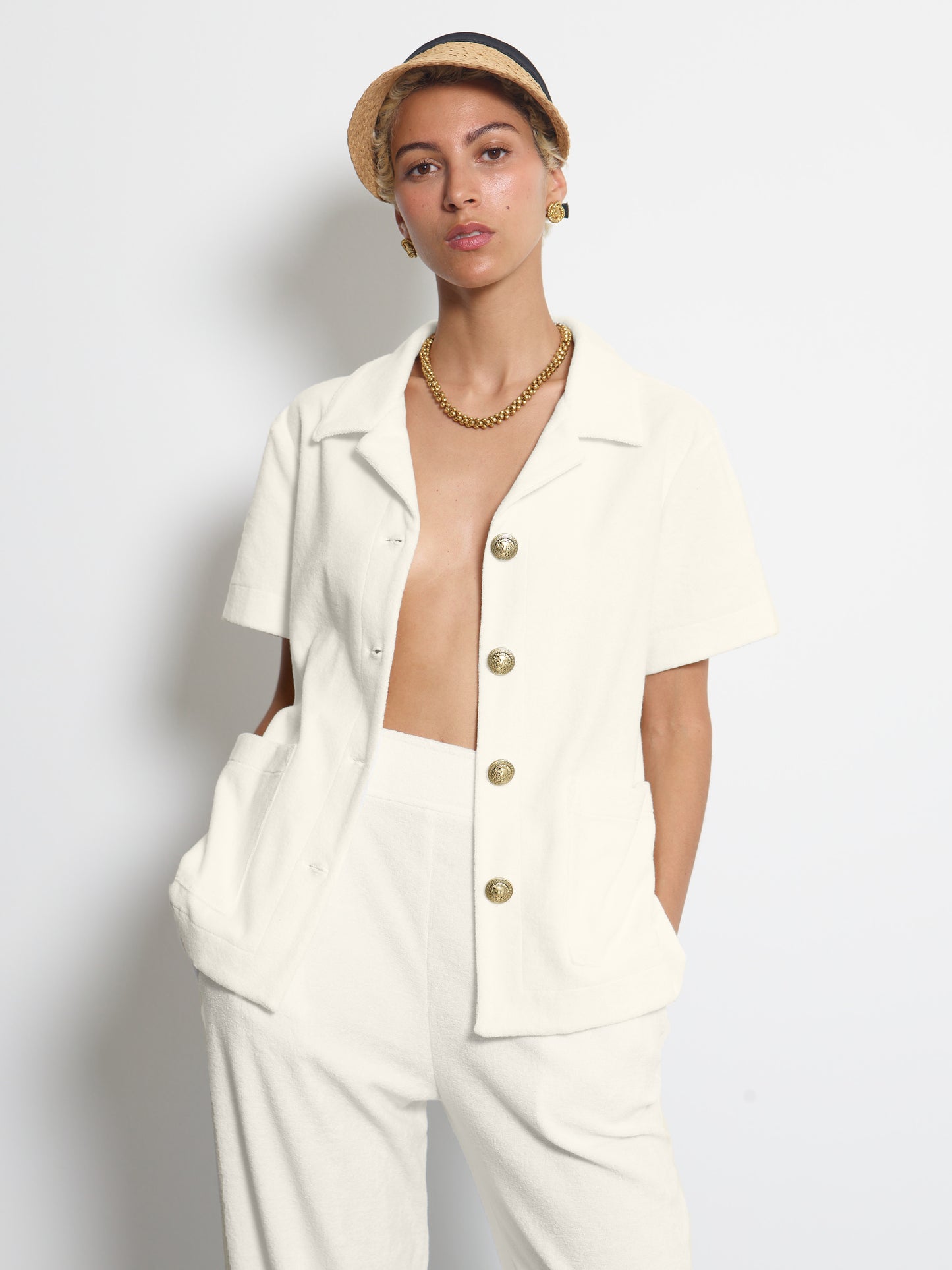 ALOHA BLOUSE OFF WHITE