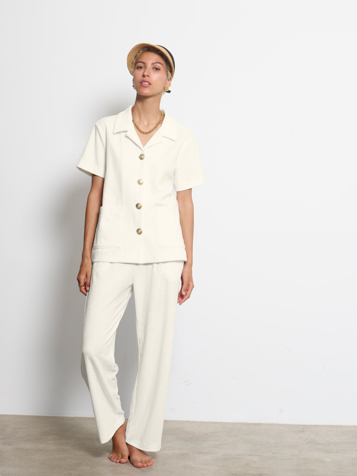 ALOHA BLOUSE OFF WHITE