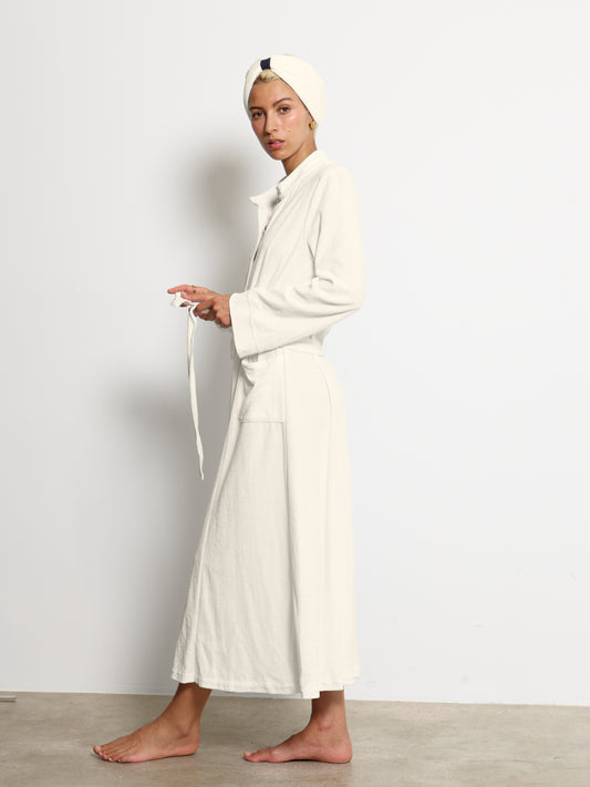 LONG ROBE OFF WHITE